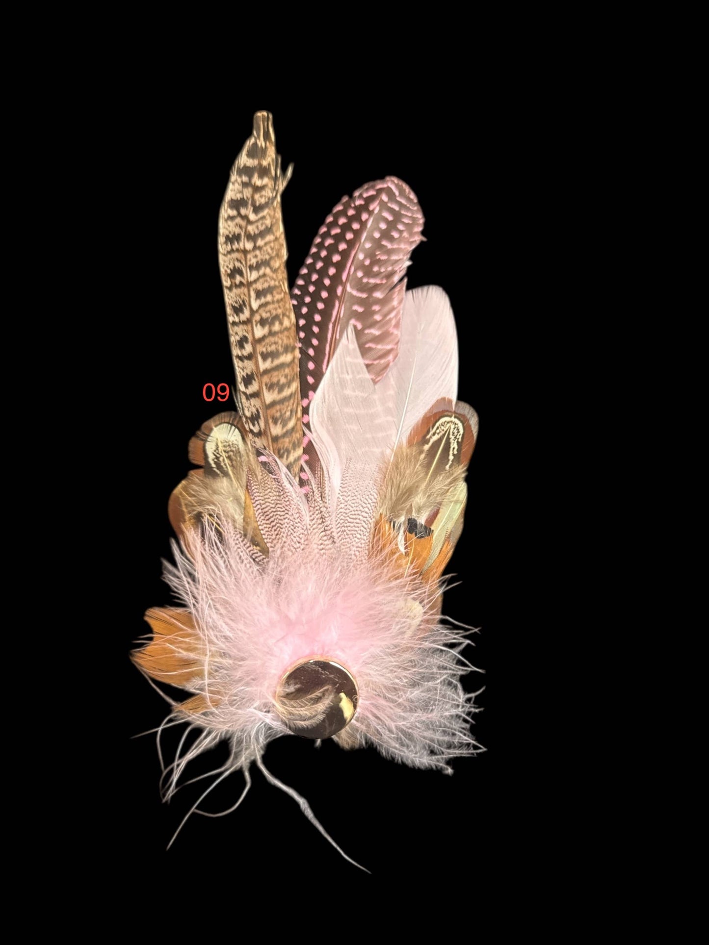 Decorative Side Hat Feathers (Out of SHOTGUN CASING)