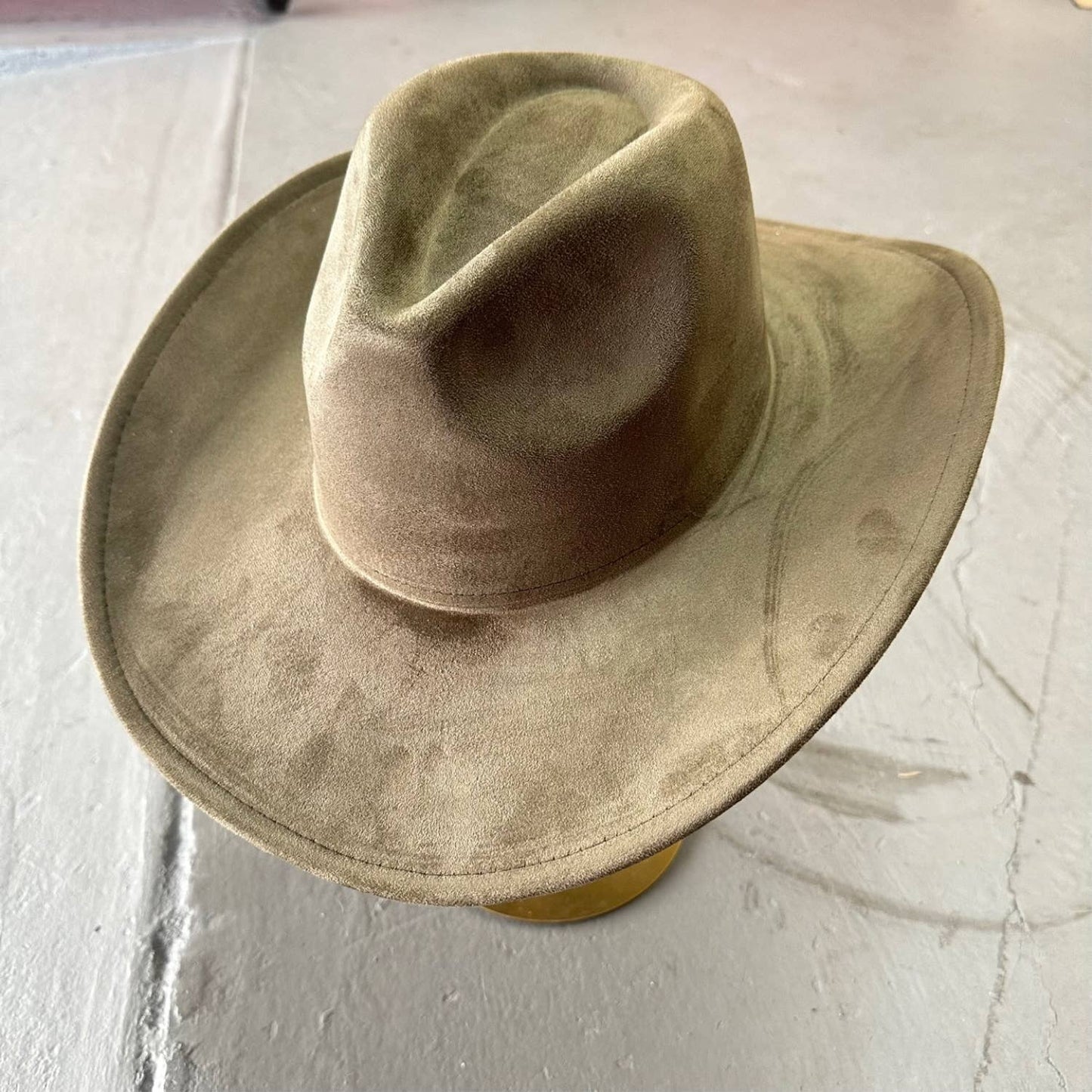 Best seller !!  Fashion Vegan suede  cowboy hat  (Copy)