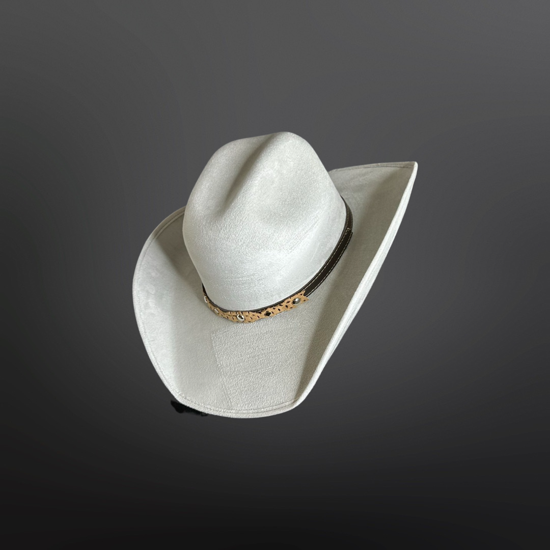 Chihuahua Cowboy Vegan Suede Hat 