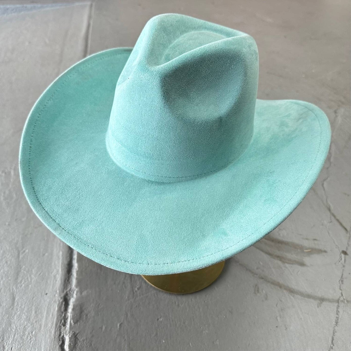 Best seller !!  Fashion Vegan suede  cowboy hat  (Copy)