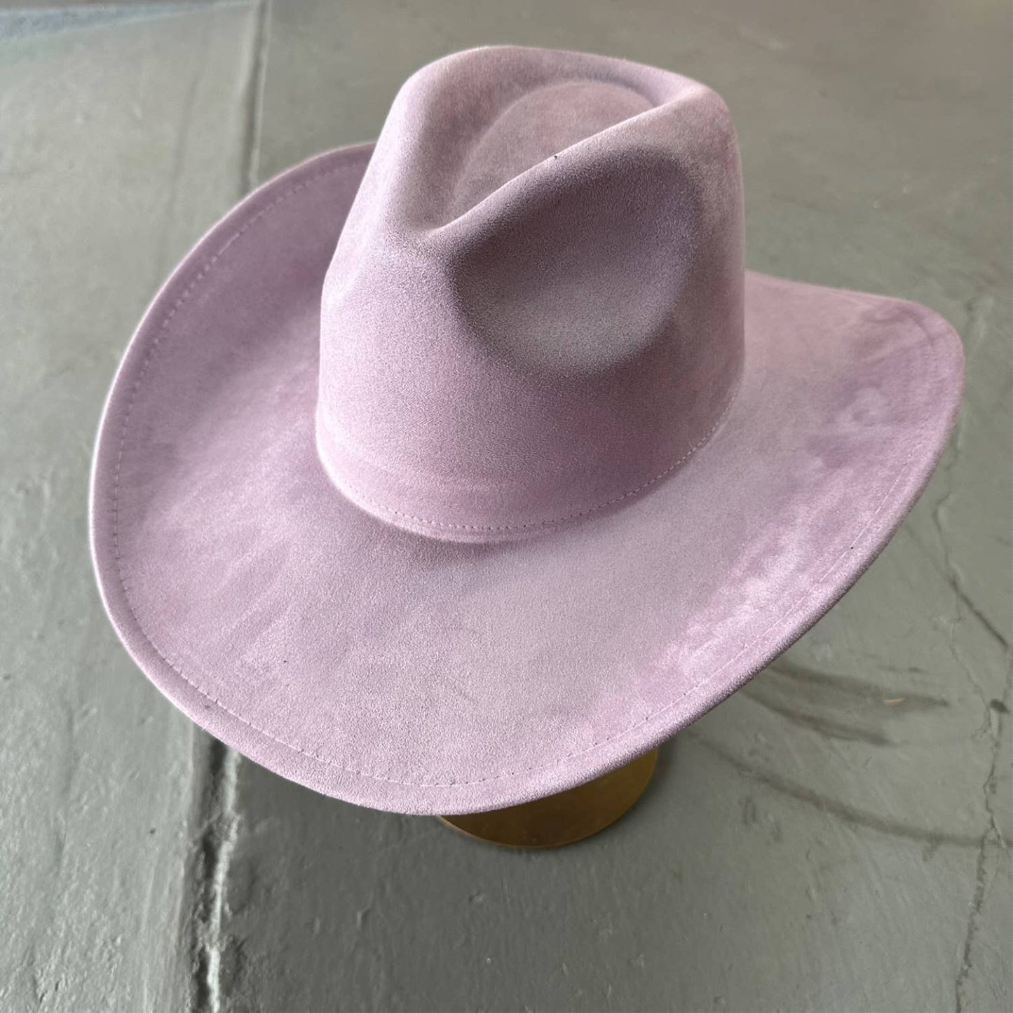 Best seller !!  Fashion Vegan suede  cowboy hat  (Copy)
