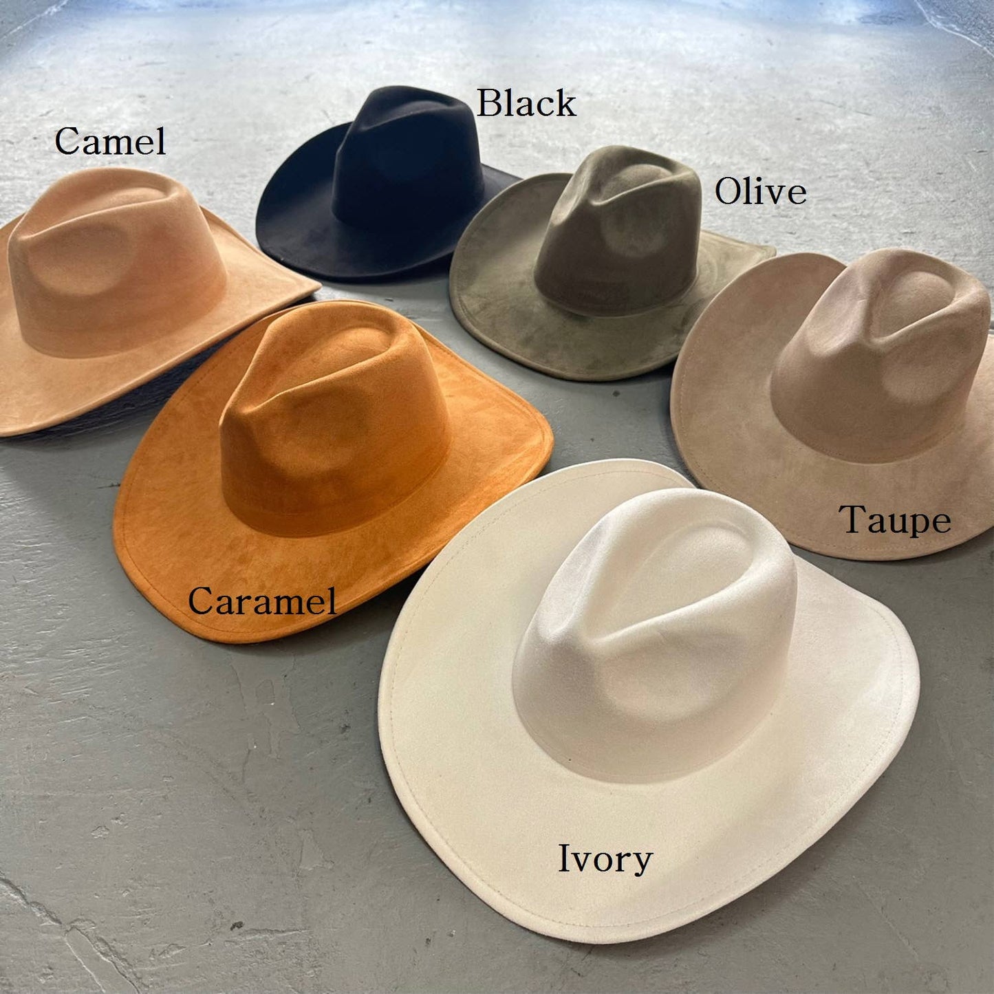 Best seller !!  Fashion Vegan suede  cowboy hat  (Copy)