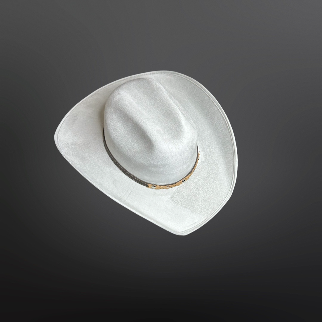 Chihuahua Cowboy Vegan Suede Hat 