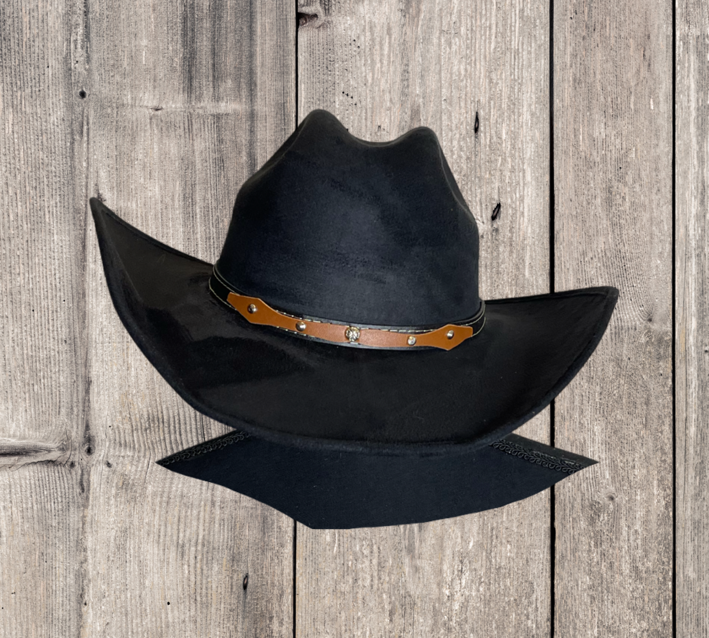 Chihuahua Cowboy Vegan Suede Hat 