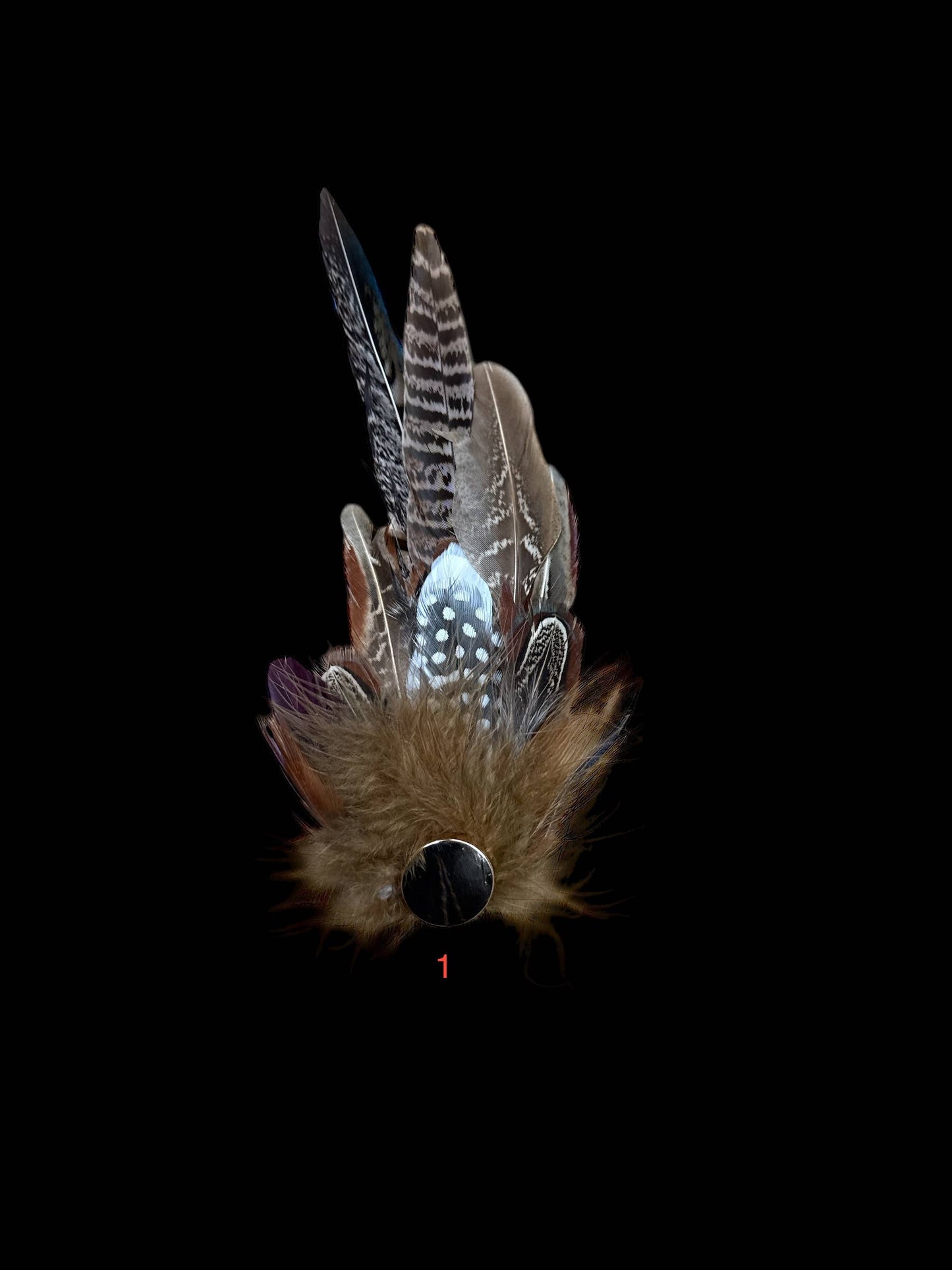 Decorative Side Hat Feathers (Out of SHOTGUN CASING)
