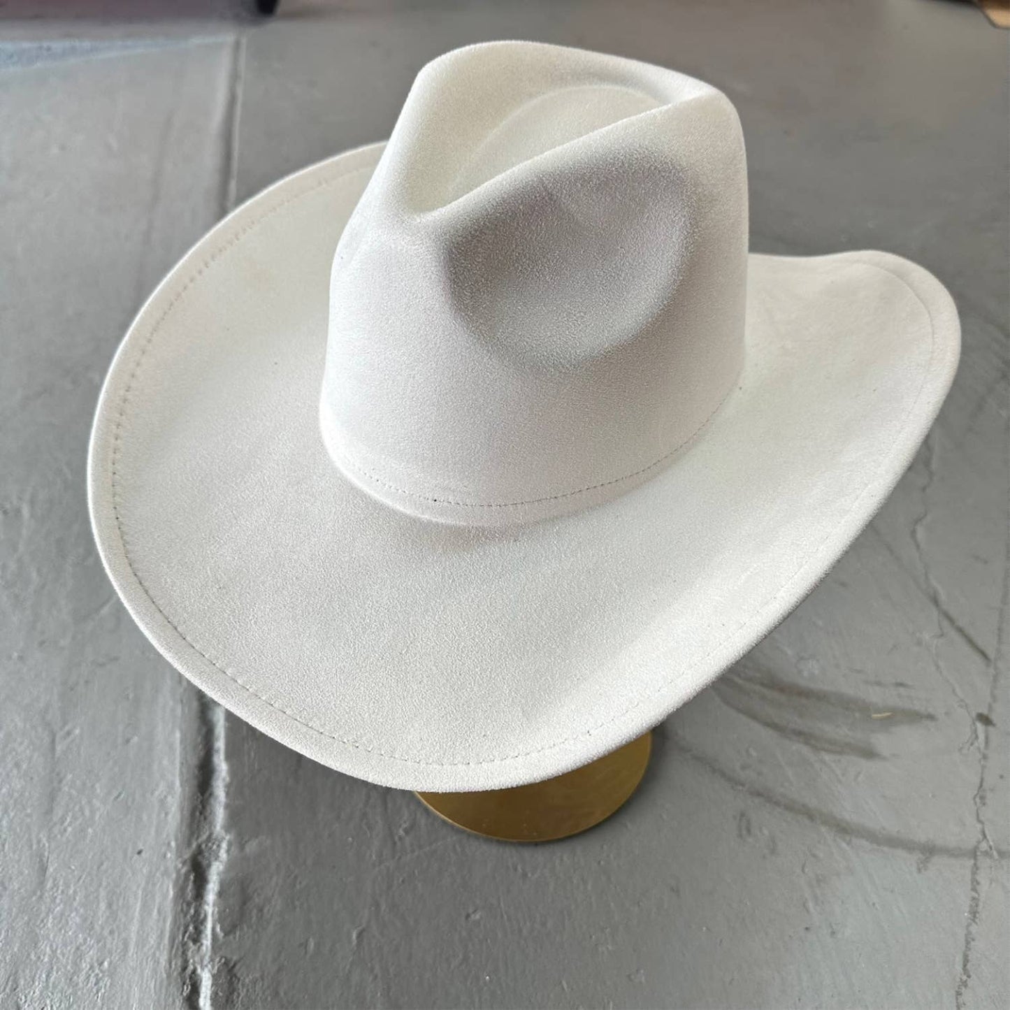 Best seller !!  Fashion Vegan suede  cowboy hat  (Copy)