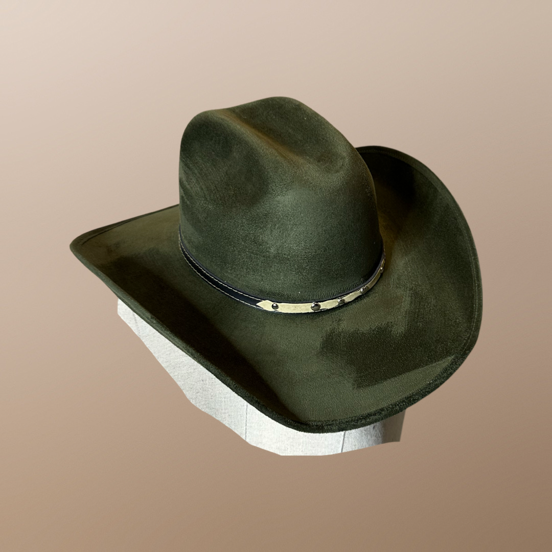 Chihuahua Cowboy Vegan Suede Hat 