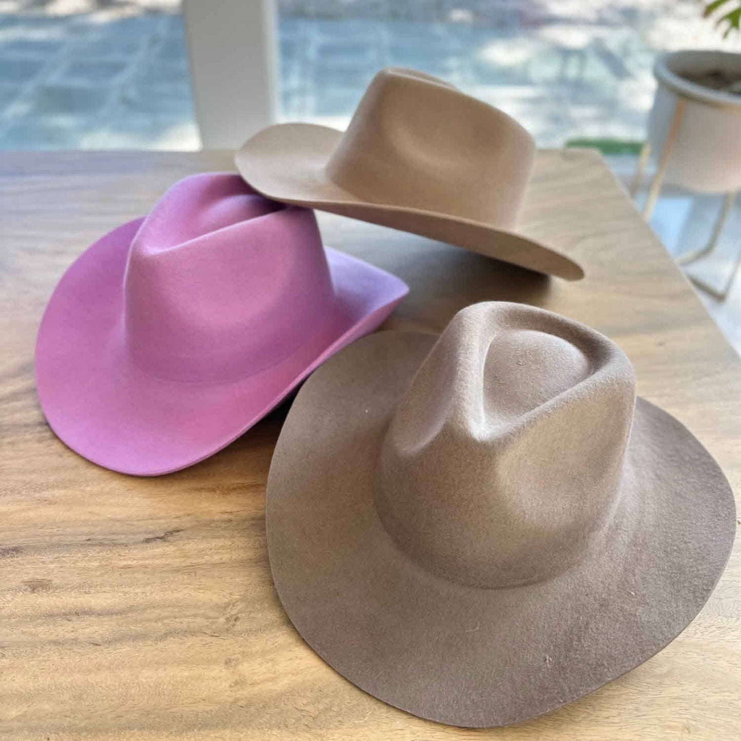 Premium cowboy hat made from 100% Australian wool