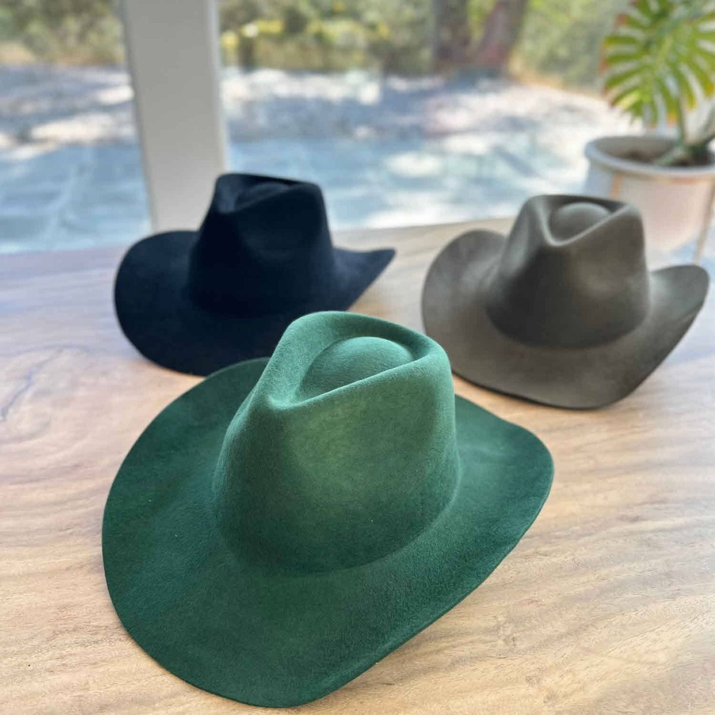 Premium cowboy hat made from 100% Australian wool