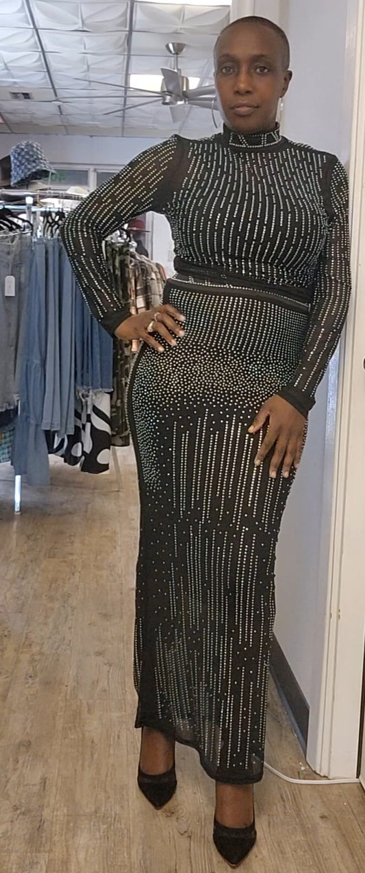 Trisha Black&Bling 2 Piece Set