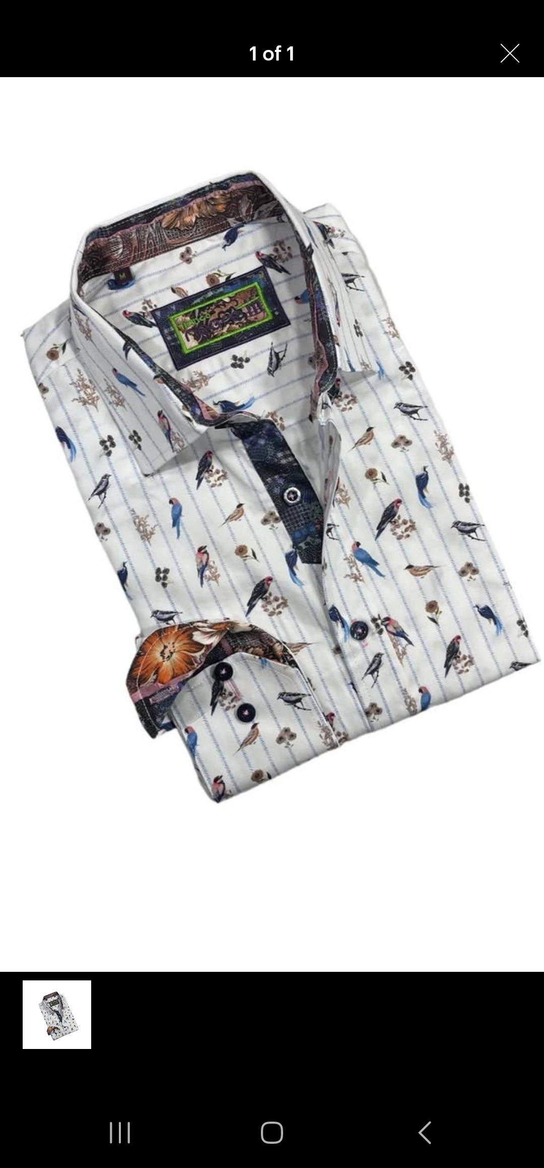 Tropical Birds Men's Dress Shirt