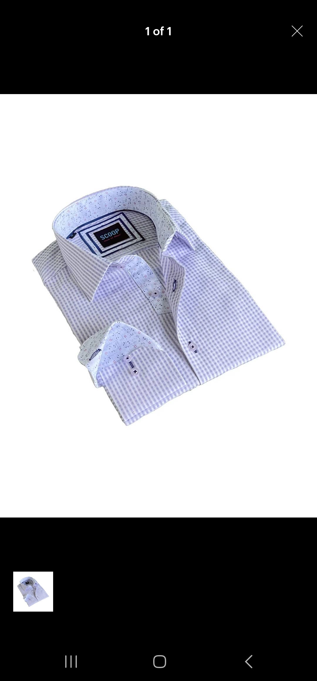 Men's Lilac Dress Shirt