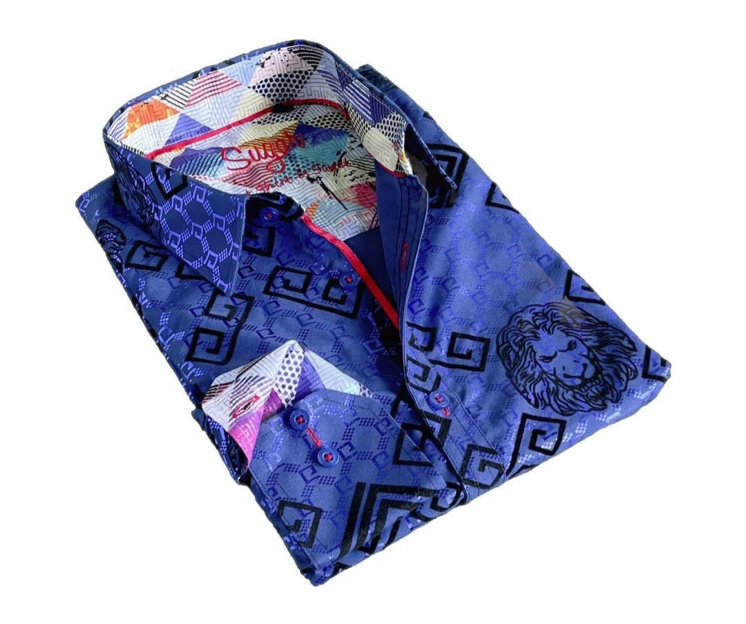 Men's King Cobalt Dress Shirt