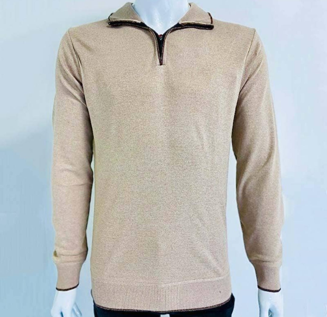 Men's Zipper  Sweater