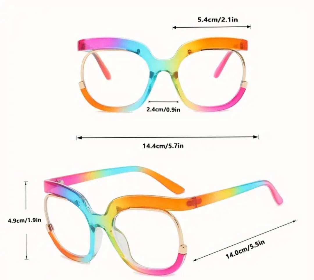 Owl Circle Frame Glasses