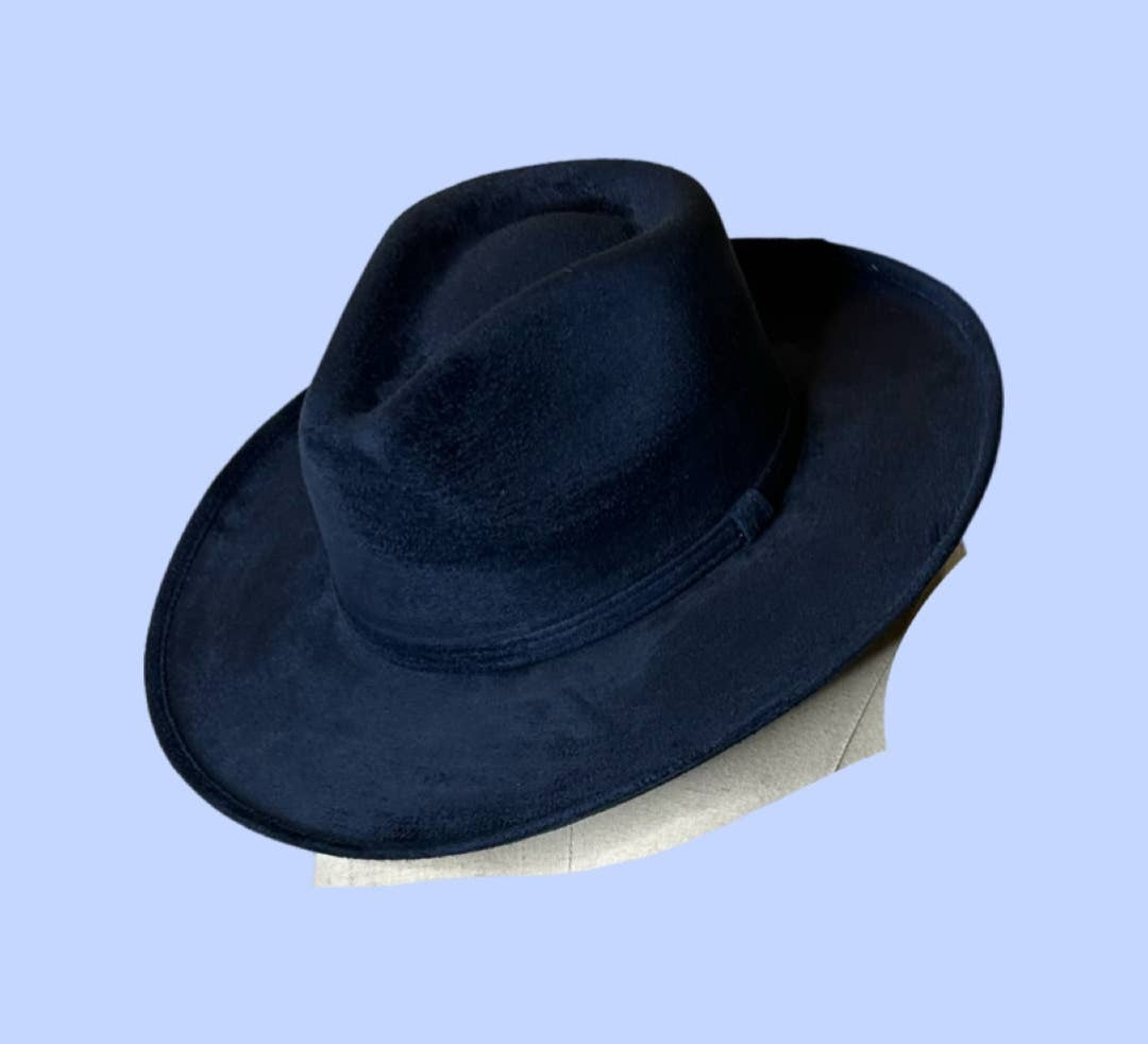 Turnt Up Vegan Suede Fedora Hat