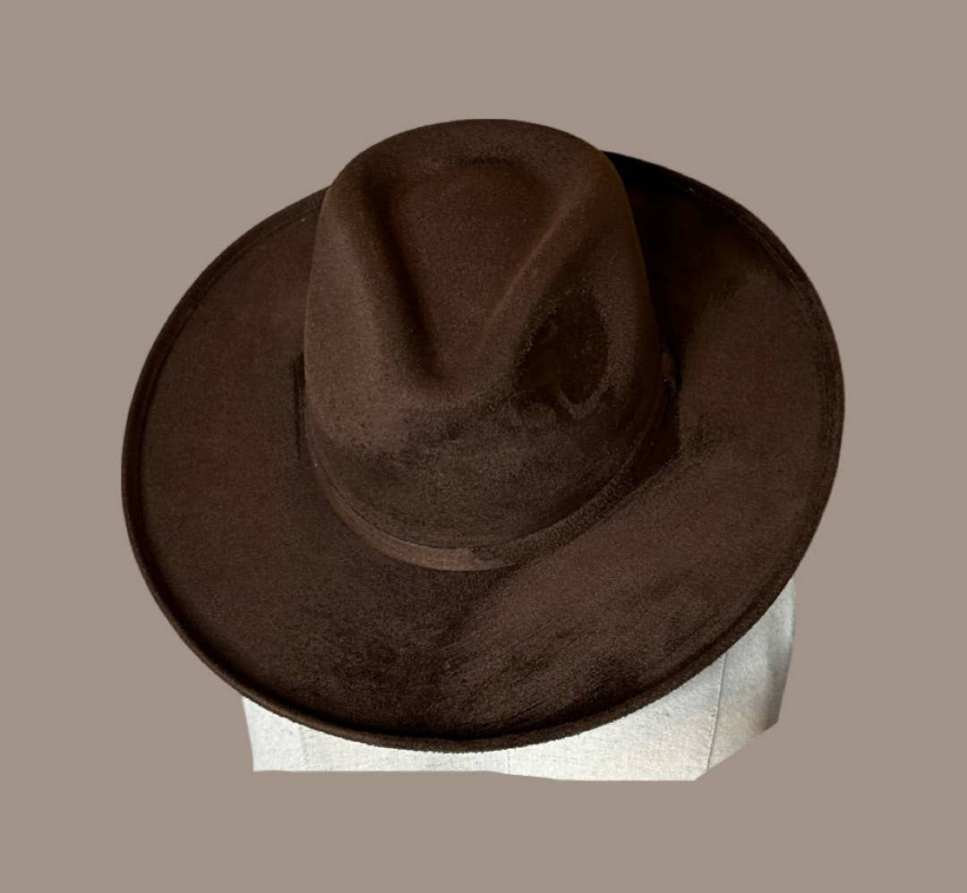 Turnt Up Vegan Suede Fedora Hat