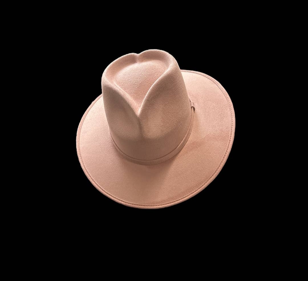 Amore Sweetheart Vegan Suede Fedora Hat