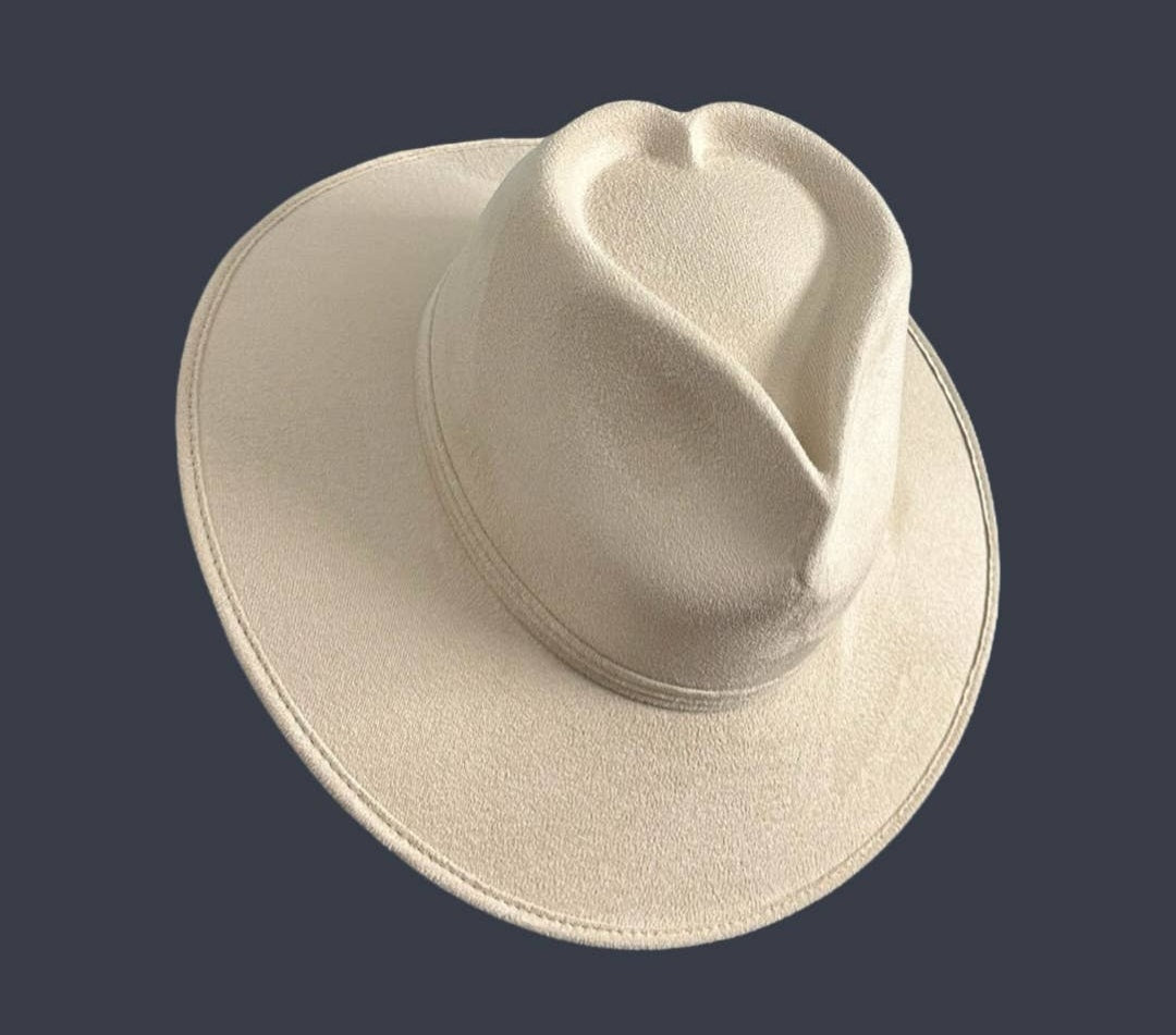 Amore Sweetheart Vegan Suede Fedora Hat