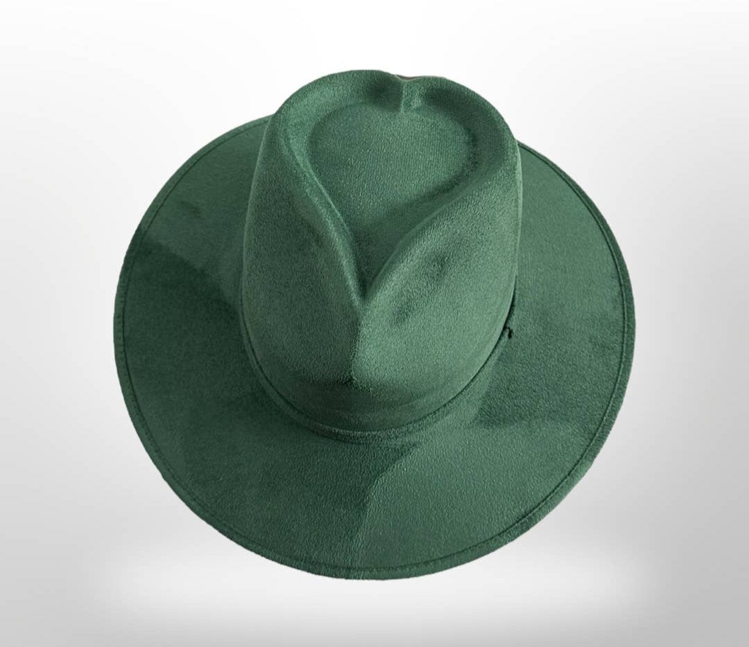 Amore Sweetheart Vegan Suede Fedora Hat