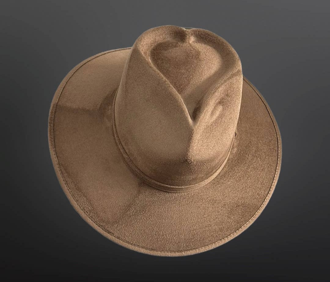 Amore Sweetheart Vegan Suede Fedora Hat