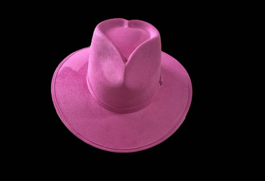 Amore Sweetheart Vegan Suede Fedora Hat