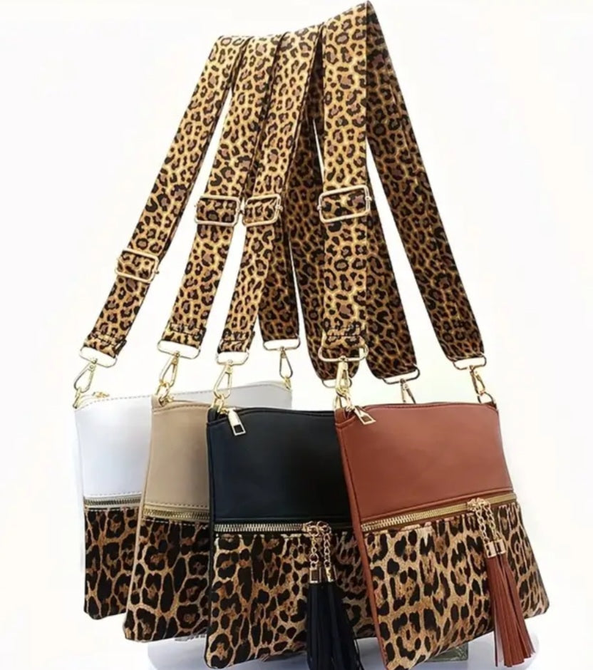 Katrina Leopard Print Crossbody