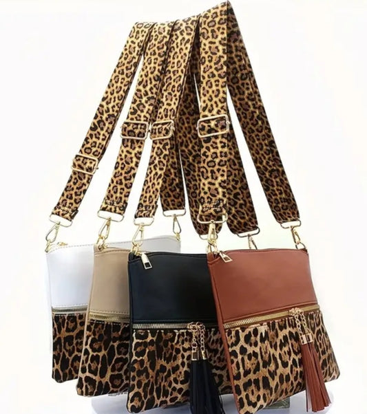 Katrina Leopard Print Crossbody