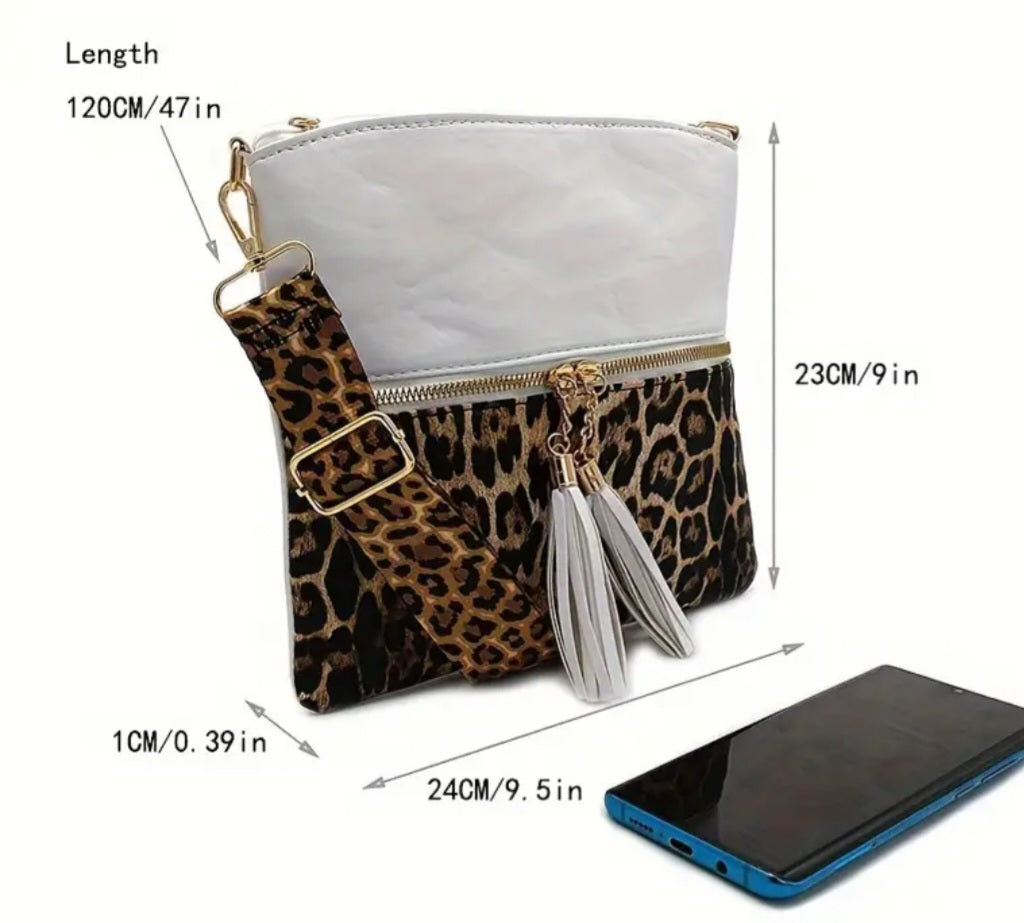 Katrina Leopard Print Crossbody