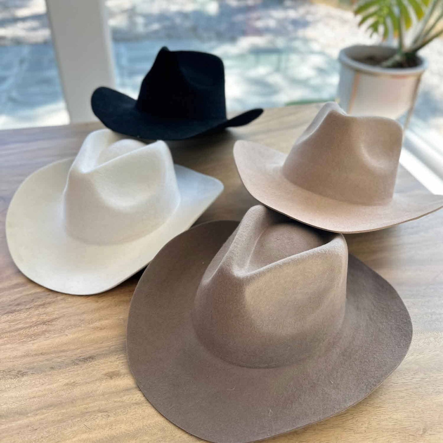 Premium cowboy hat made from 100% Australian wool
