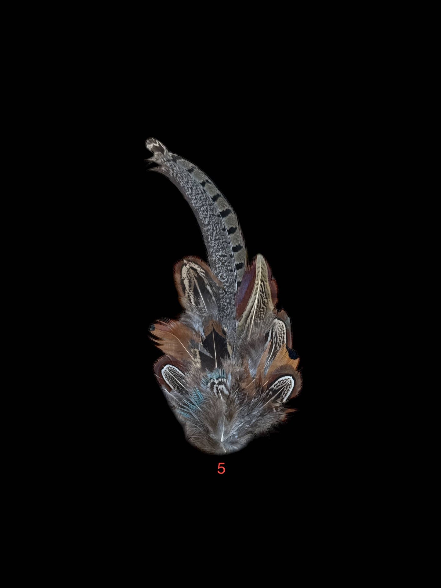 Decorative Side Hat Feathers (Out of SHOTGUN CASING)