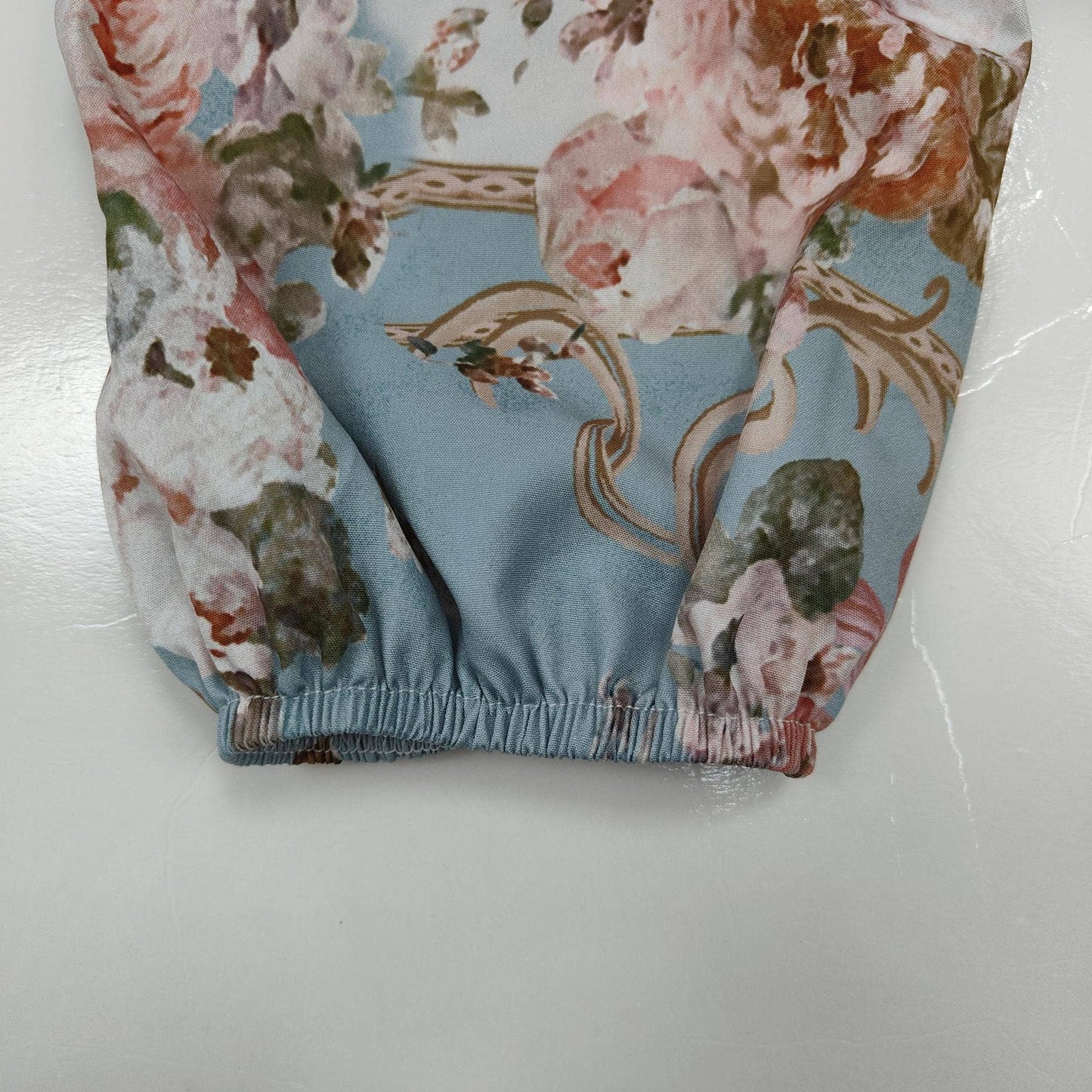Vintage Boho Floral Print Pleated Dress