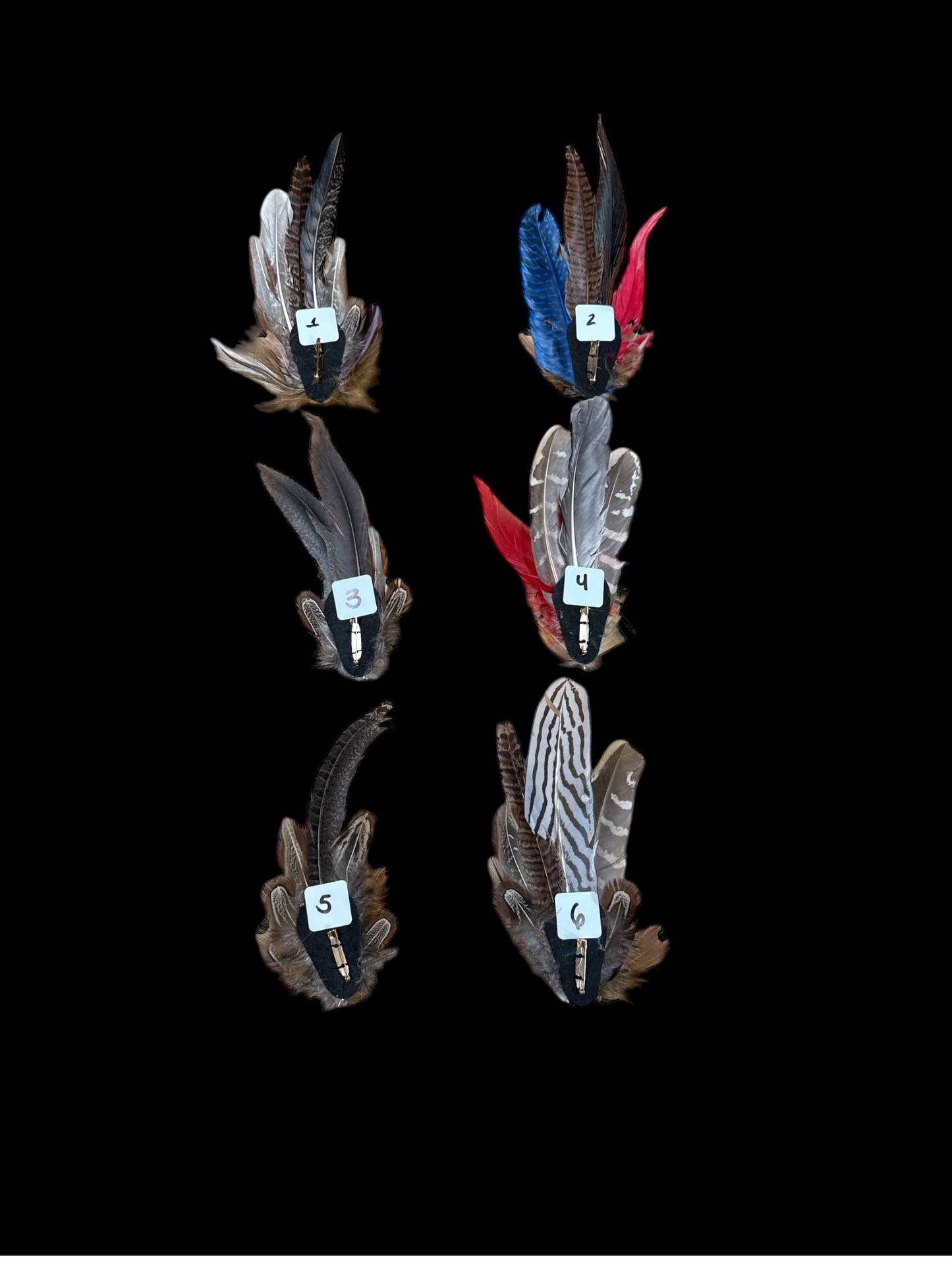 Decorative Side Hat Feathers (Out of SHOTGUN CASING)