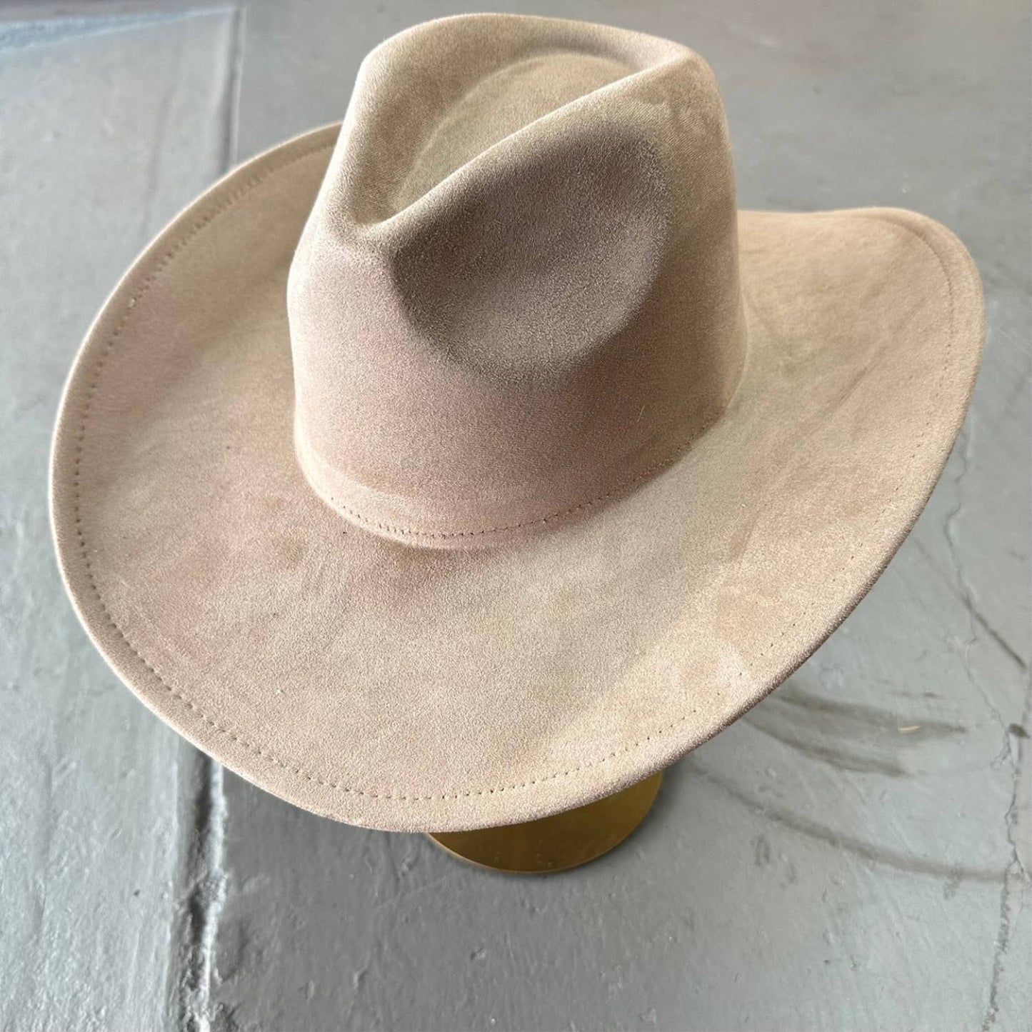 Best seller !!  Fashion Vegan suede  cowboy hat  (Copy)