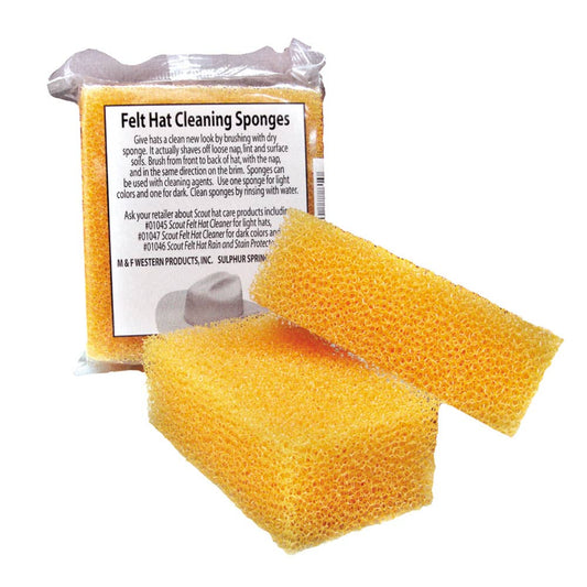 Felt Hat Cleaning Sponges (Pack of 2)