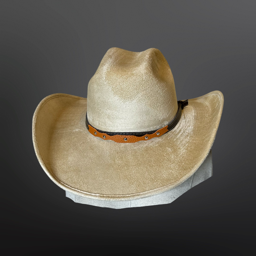 Chihuahua Cowboy Vegan Suede Hat 