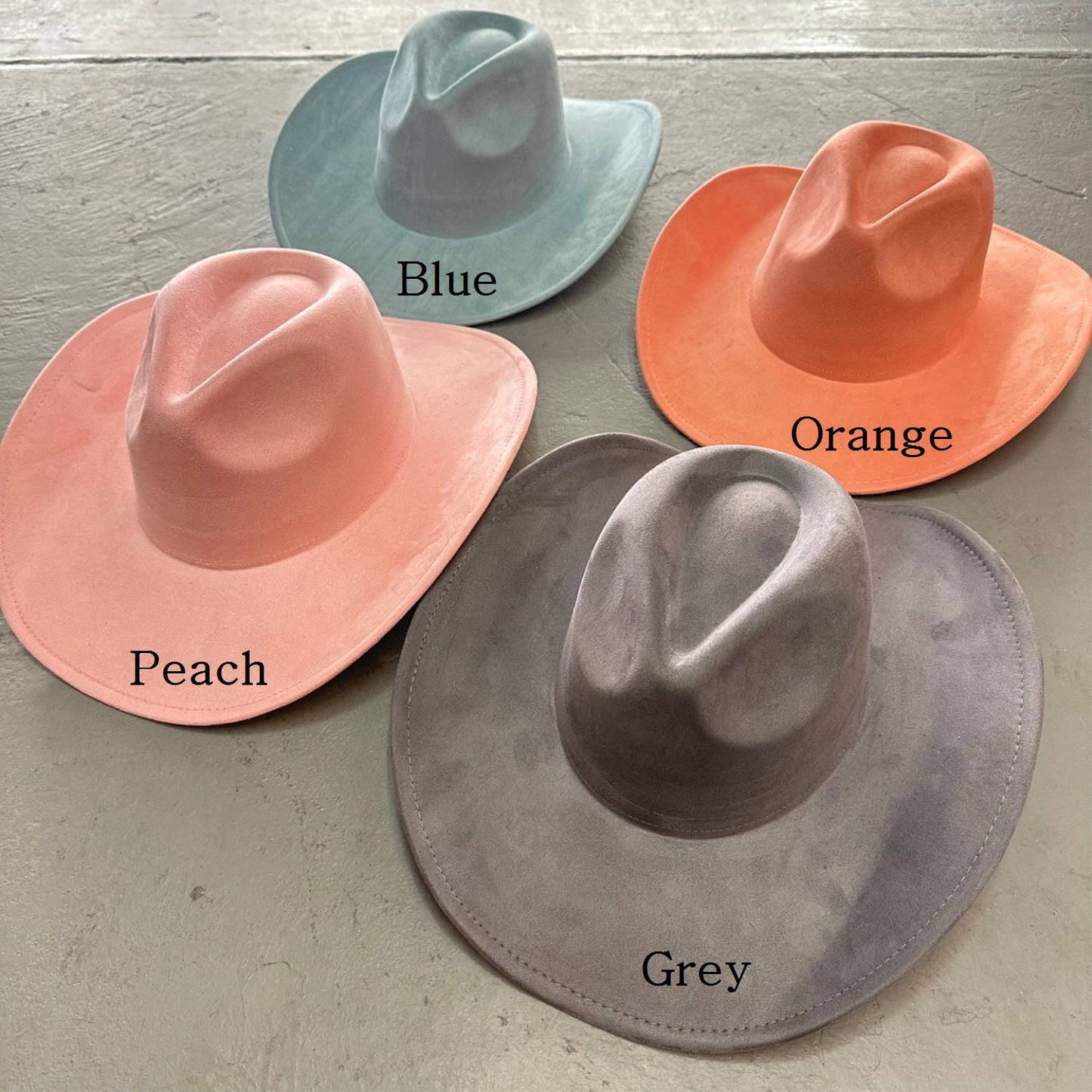 Best seller !!  Fashion Vegan suede  cowboy hat  (Copy)