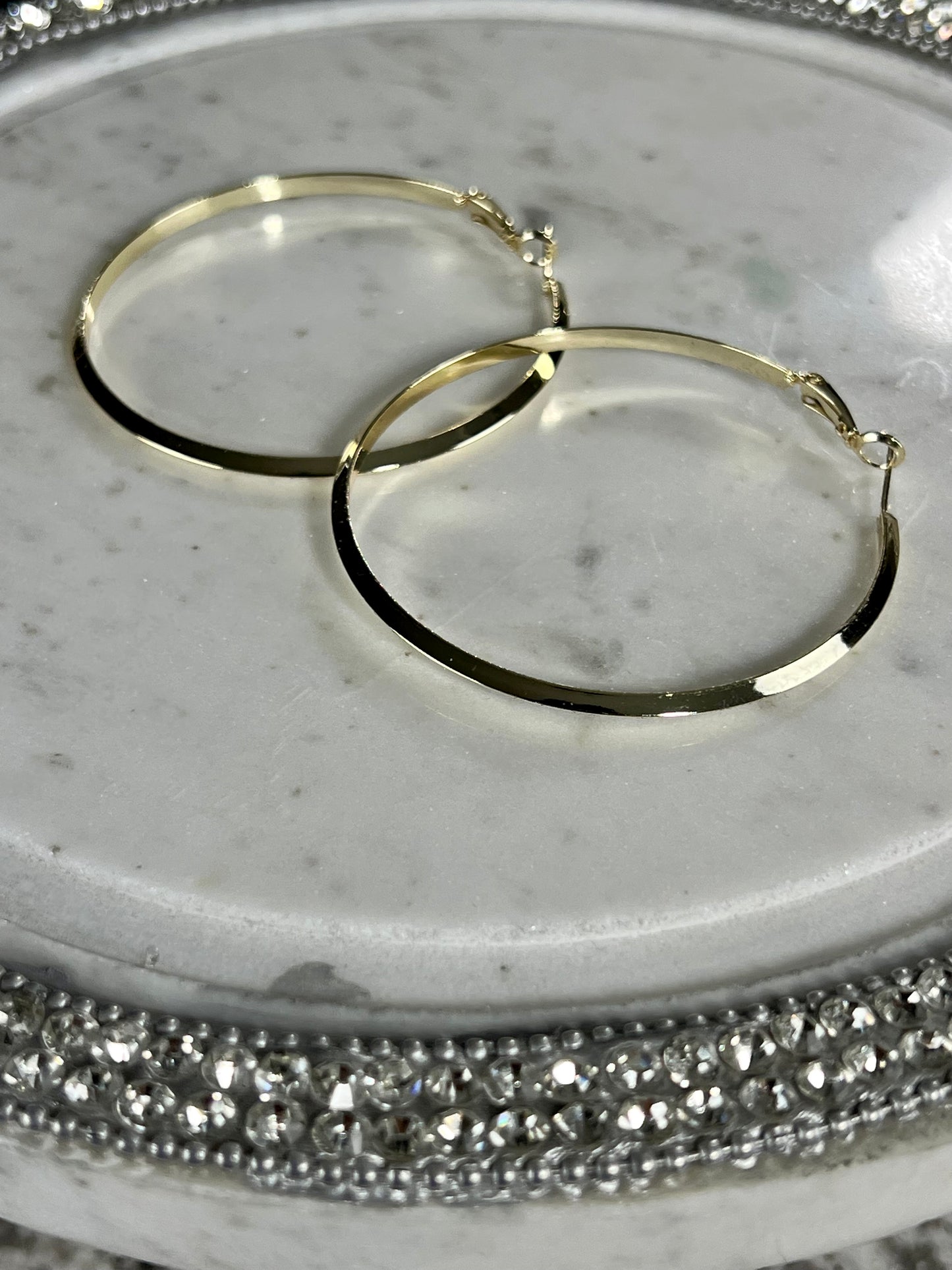 Aurora Gold Plated Hoop Earrings