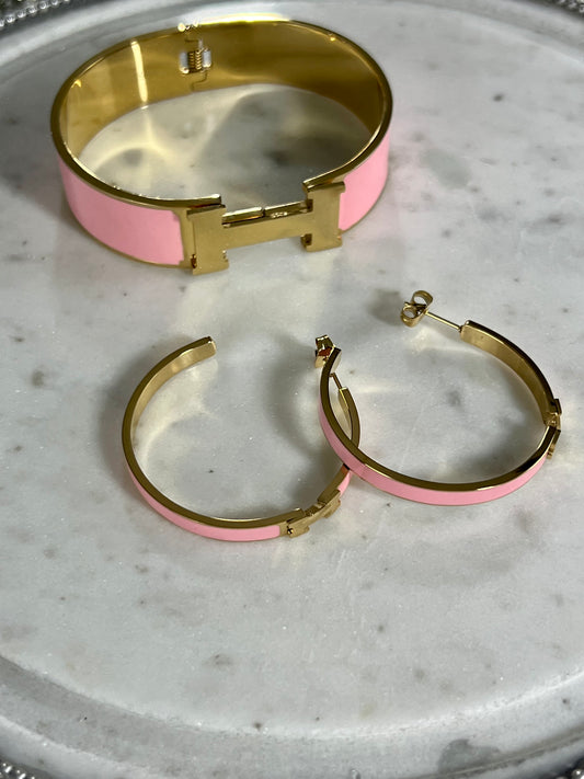 Pink Jewelry Set