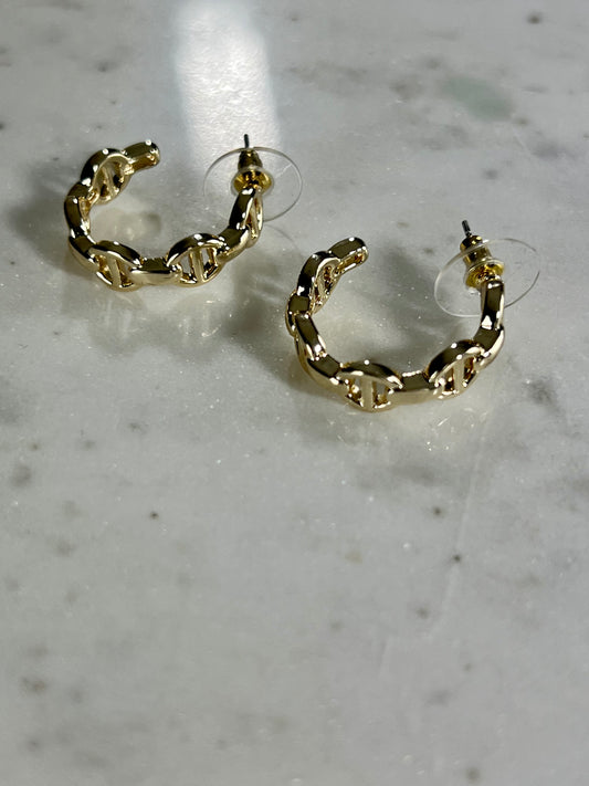 Locked In Hoop Earrings